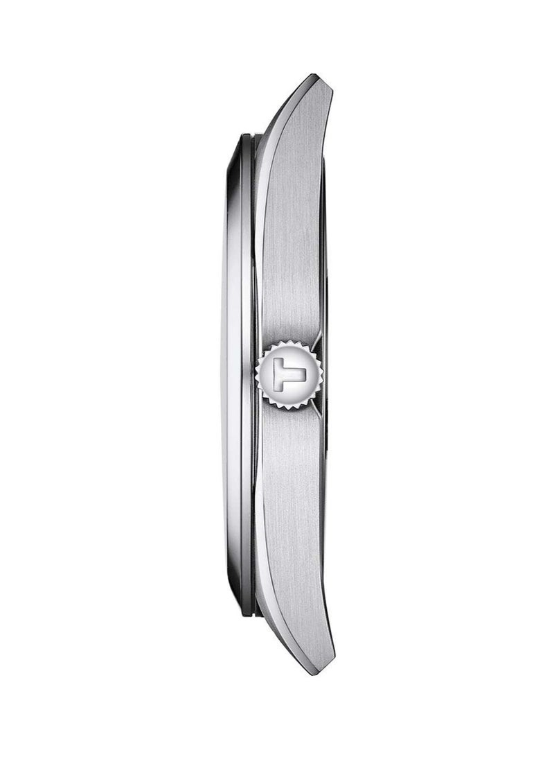 TISSOT ساعة رجال جنتلمان سويسرية كوارتز سيليكون T127.410.11.041.00 - Image 2